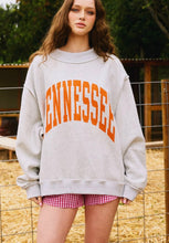 Load image into Gallery viewer, Women’s Tennessee Heather Grey Reversible Mock Neck Sweatshirt