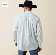 Load image into Gallery viewer, Men’s Ariat Long Sleeve Blue Glow Southwest Crosses