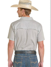 Load image into Gallery viewer, Men’s Rock And Roll Mini Aztec Single Pocket Short Sleeve Button Up