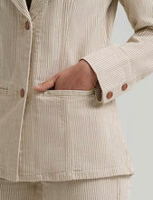 Load image into Gallery viewer, Wrangler Women’s Cream PinStripe Blazer