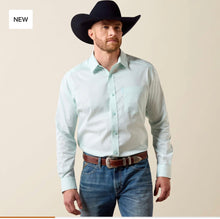 Load image into Gallery viewer, Men’s Ariat Long Sleeve Blue Glow Southwest Crosses