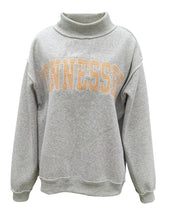 Load image into Gallery viewer, Tennessee Embroidery Mock Neck Sweatshirt