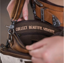 Load image into Gallery viewer, STS Guadalupe Cowhide Lily Crossbody
