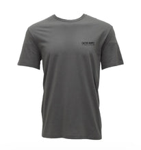 Load image into Gallery viewer, Hooey Men’s Cactus Ropes Dark Grey SS T-shirt With Red And Yellow Rectangle Logo