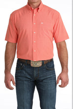 Load image into Gallery viewer, Men’s Cinch Red Plaid Arenaflex Short Sleeve Shirt