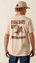 Load image into Gallery viewer, Ariat Men’s Cowboy Up Natural SS Tshirt