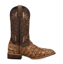 Load image into Gallery viewer, Dan Post Men's Marc Pirarucu Tan &amp; Chocolate Boot