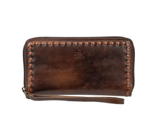 Load image into Gallery viewer, STS Bandera Chocolate Berkeley Bifold Wristlet