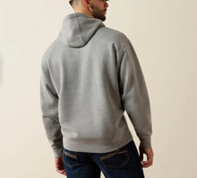 Load image into Gallery viewer, Men’s Ariat Grey Heather Embossed Logo Hoodie