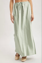 Load image into Gallery viewer, Wishlist Woman’s Satin Midi Skirt With Side Slit