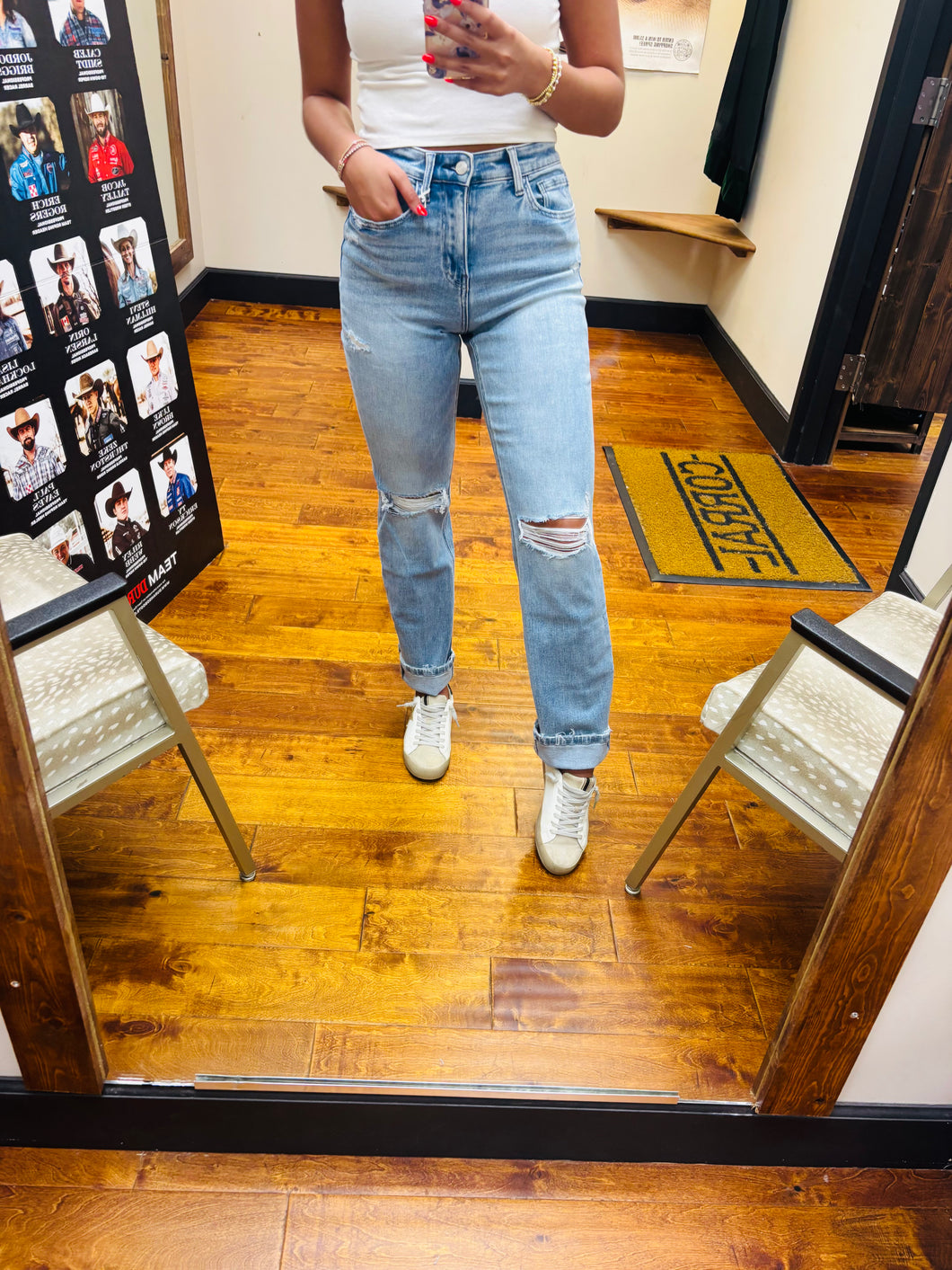 Vervet High Rise Straight Jean