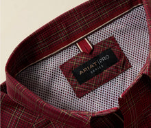 Load image into Gallery viewer, Men’s Ariat Pro Series Dempsey Red Medium Plaid Button Up