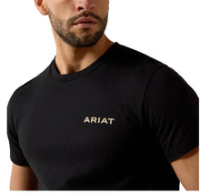 Load image into Gallery viewer, Men’s Ariat Cojiba Serape Black T-Shirt