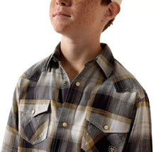 Load image into Gallery viewer, Boys Ariat Retro Heinz Long Sleeve Button Up Shirt