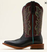 Load image into Gallery viewer, Ariat Woman’s County Lane Basic Black / Deep Purple Boot