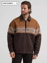 Load image into Gallery viewer, Wrangler Men’s Checotah Aztec Bomber Jacket