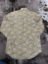 Load image into Gallery viewer, Men’s Stetson Long Sleeve Fan Paisley Print Button Up