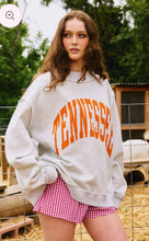 Load image into Gallery viewer, Women’s Tennessee Heather Grey Reversible Mock Neck Sweatshirt