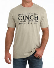 Load image into Gallery viewer, Cinch Men’s Lead This Life Khaki Tee