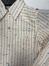 Load image into Gallery viewer, Girls Stetson Stars And Stripes LS Snap Shirt