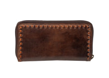 Load image into Gallery viewer, STS Bandera Chocolate Berkeley Bifold Wristlet