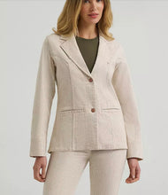 Load image into Gallery viewer, Wrangler Women’s Cream PinStripe Blazer