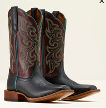 Load image into Gallery viewer, Ariat Woman’s County Lane Basic Black / Deep Purple Boot