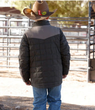 Load image into Gallery viewer, Cinch Boys Quilted Green Barn Coat