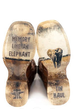 Load image into Gallery viewer, Tin Haul Men’s Wide Sq Toe W/ Obvious Insole And Sole Safari Boot