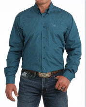 Load image into Gallery viewer, Men’s Cinch Blue Paisley Print Button Up