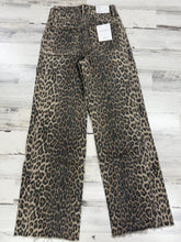 Load image into Gallery viewer, Flying Monkey Leopard High Rise Wide Leg Jean