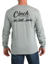 Load image into Gallery viewer, Men’s Cinch Grey Dog LS Shirt