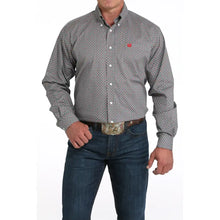 Load image into Gallery viewer, Men’s Cinch Gray/Red LS Button Up