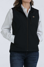 Load image into Gallery viewer, Woman’s Cinch Black Windproof Vest