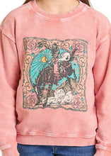 Load image into Gallery viewer, Girls Rock&amp;Roll Rose Graphic Pullover