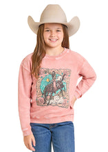 Load image into Gallery viewer, Girls Rock&amp;Roll Rose Graphic Pullover