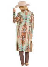Load image into Gallery viewer, Women’s Rock&amp;Roll Aztec Knit Duster