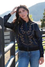 Load image into Gallery viewer, Women’s Cruel Black Bomber Jacket