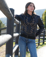 Load image into Gallery viewer, Women’s Cruel Black Bomber Jacket