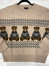 Load image into Gallery viewer, Women’s Holiday Bear Knit Sweater