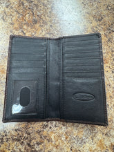 Load image into Gallery viewer, Men’s Cross Floral Embossed Wallet