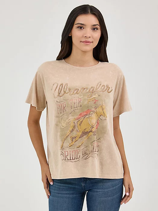 Women’s Wrangler For The Ride Of Life Tee