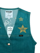 Load image into Gallery viewer, Women’s Wrangler X Lainey Wilson Festival Turquoise Vest