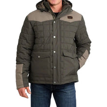 Load image into Gallery viewer, Men’s Cinch Green Quilted Barn Coat