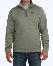 Load image into Gallery viewer, Men’s Cinch Olive Quarter Zip Jacket