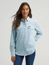 Load image into Gallery viewer, Women’s Wrangler Western Denim LS Snap