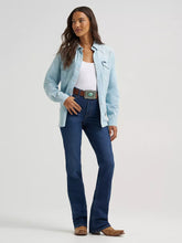 Load image into Gallery viewer, Women’s Wrangler Western Denim LS Snap