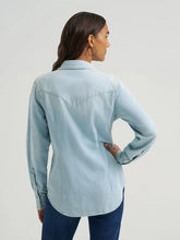Load image into Gallery viewer, Women’s Wrangler Western Denim LS Snap