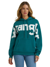 Load image into Gallery viewer, Women’s Wrangler Teal Logo Hoodie