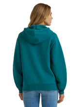 Load image into Gallery viewer, Women’s Wrangler Teal Logo Hoodie